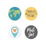 Набор фишек "TRAVEL more" 4 шт. 00259