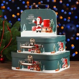Коробка подарочная Сундук "Дед Мороз" 25*18,8*8,8 см. 7905359-1
