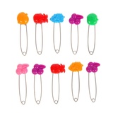 Булавка безопасная металл, фрукты 5*1*0,5 см набор 10 шт 600400