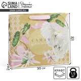 Пакет крафтовый вертикальный «Самая красивая», M 30 х 26 х 9 см 7303815