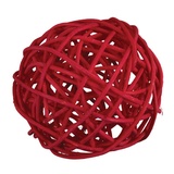 Blumentag Декоративные шары из ротанга 9 см, 1 шт. Красный BRF-9