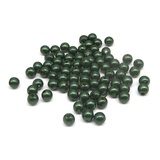 Астра Бусины круглые пластик, 10 мм, 25 гр. 7706546/B56 т. зеленый