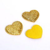 Сердечки декоративные, набор 20 шт. 2,5*2,2 см, цв. золотой. 7532263