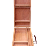 Ящик художника деревянный (вяз) для кистей и красок, 33x16,5x5 см. SFE0069