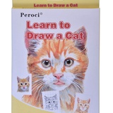 Набор для эскизов "Кошка" 4 пастельных карандаша, альбом А5. LD-C