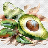 Набор для вышивания "Жар-птица" Спелое авокадо 7*9 см  M-741