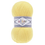 ALIZE LANAGOLD-800  пряжа 49 % шерсть 51 %  акрил, 100 гр/800 м 187 лимонный
