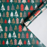 Бумага упаковочная глянцевая "Ёлочки" 70*100 см. 5155298