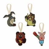 Klart Набор для вышивания Союзмультфильм "Вини-Пух и компания" 9*8 см CMF8-579