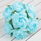Букет "Объёмный цветок" 7 цветков, голубой 2952449