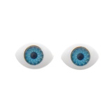 Глаза 6 мм, 1 пара. Цв голубой. 2794093