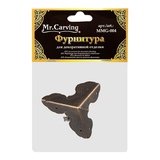 Mr. Carving Фурнитура для шкатулок "Уголок" металл, бронза, 3,3*3,3 см. 4 шт. MMG-004/02