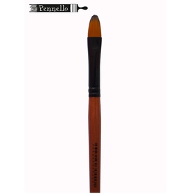 Pennello Кисть синтетика овальная №12, короткая ручка