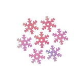 Астра Пайетки снежинки, 13 мм, 10 гр.. Св. розовый перламутр. 7721051/319