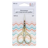 Crafty tailor Ножницы для творческих работ 8,8 см. позолоченны ручки NR-02