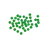 Астра Пайетки плоские, 6 мм, 10 гр. Зеленая голограмма 7700471/50104