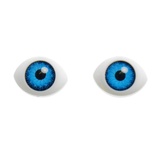 Глаза 8 мм, 1 пара. Цв голубой. 2794101