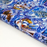 Бумага упаковочная глянцевая "Дедушка Мороз в лесу" 70*100 см. 2576284