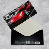 Конверт для денег «С Днём рождения!» красная машина, 16.5 × 8 см 4273951