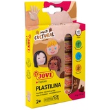 Пластилин растительный JOVI, 6 цветов "Multicultural", 15г. 90/6М