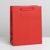 Пакет ламинат "Красный" 18*23*10 см. 7304172