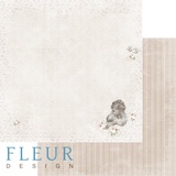 Fleur design Бумага для скрапбукинга 30*30 см, 190г/м2 "Нежность" FD1004008