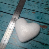 Сердце пенопластовое 9,4 см