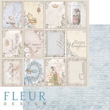 Fleur design Бумага для скрапбукинга 30*30 см, 190г/м2 "История семьи" FD1003911