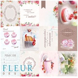 Fleur design Набор карточек "Зефир" 7,5*10 см FD1116702 Fleur design Набор карточек "Зефир" 7,5*10 см FD1116702