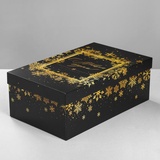 Коробка подарочная "Золото" 32,5*20*12,5 см 4413751