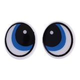 Глаза винтовые, с заглушками, 2 пары, 1,7*1,5 см. 1553418