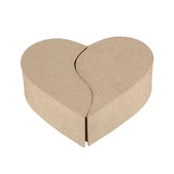 Love2Art Заготовки для декорирования "Коробочка-сердца", папье-маше 16,5х15х5 см. PAM-059