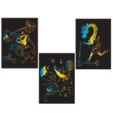 Набор для творчества "Гравюра мини. "Cпортсмены" (мульти) 10*15 cm. GHPM-05
