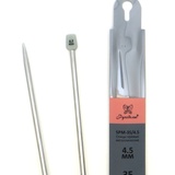 Рукоделие Спицы для вязания прямые металл 2 шт, 4,5 мм, 35 см. RSM-405