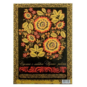 Декупажная карта 21*29,7 см. Хохлома