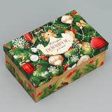 Коробка подарочная "С Новым годом!" 17,5*10*6,5 см 9814643-11