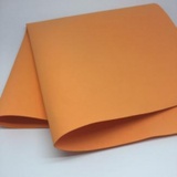 Лист вспененной резины 50*50 см., 1 мм. Оранжевый HY110056