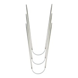 Рукоделие Спицы носочные гибкие, металл 3 шт, 2,0 мм, 23 см. SNM(G)-23/2,0