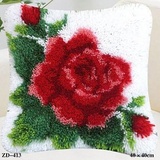 Ковровая вышивка подушка 40*40 см  Розы ZD-413