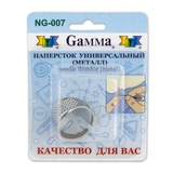GAMMA Наперсток-кольцо регулируемый в блистере. NG-007