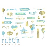 Fleur design Лист для вырезания "Pretty tiffany" А4, 190 г/м2. FD2066901